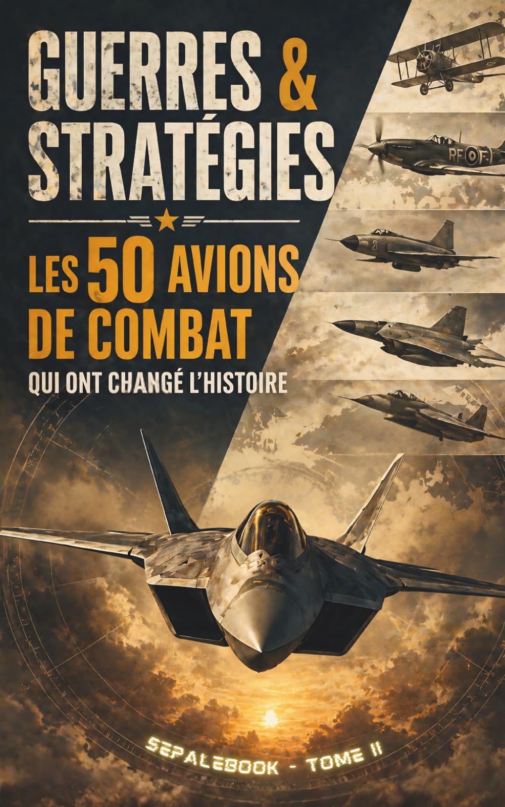 Guerres et Stratégies - Tome II: Les 50 Avions de combat qui ont changé l'Histoire - Les récits fascinants qui ont marqué l'Histoire militaire. Un voyage captivant à travers les guerres aériennes.
