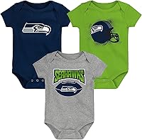 Vista 5 de Outerstuff NFL - Conjunto de 3 piezas para recién nacidos con logotipo primario