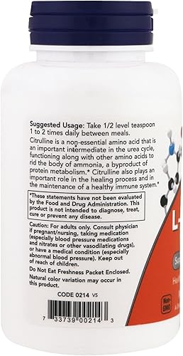 Miniatura 2 de Now L-Citrulina 100% Polvo Puro