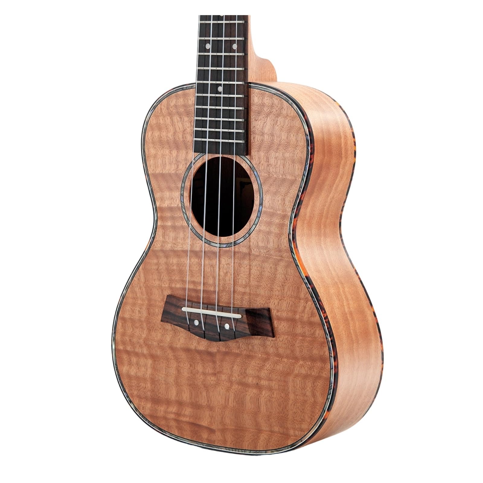 23 Calowa 4 Strunowa Mała Gitara Ukulele Wykonana Z Drewna Okoumé Ze Wzorzystym Wykończeniem Ukulele Dla Dorosłych