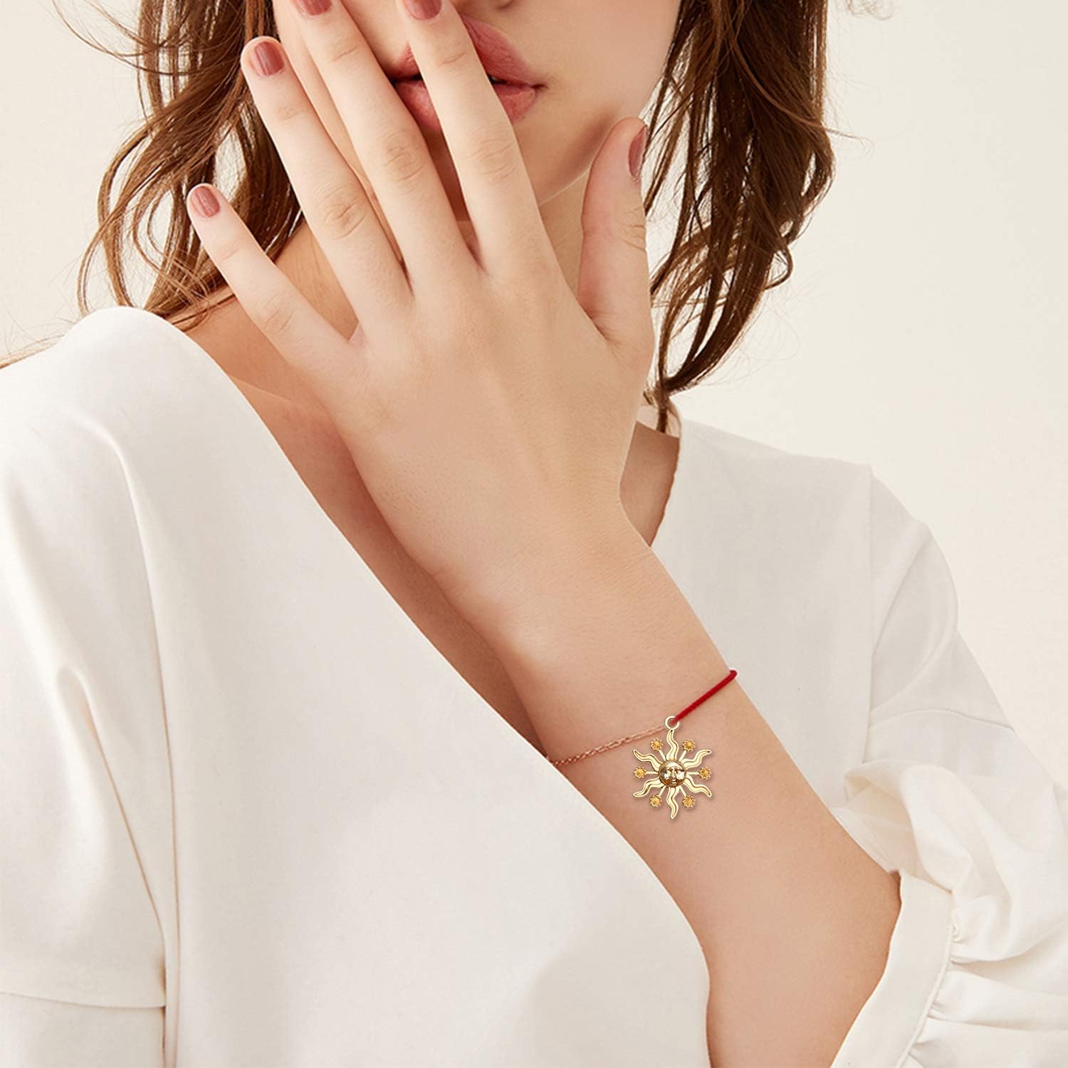 40pcs 23mm Alloy Celestial Sun Charms Tibetan Sun Smile Charm Jewelry Charms Pendants for DIY Earring Necklace Jewelry Findings Making Accessory - Image 6