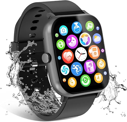 Miniatura 7 de Smart Watch for Men Women Compatible with IOS Android Phone, 1.83" Full Touchscreen IP68 Waterproof Smart Watches,Fitness Tracker with Make/Recive