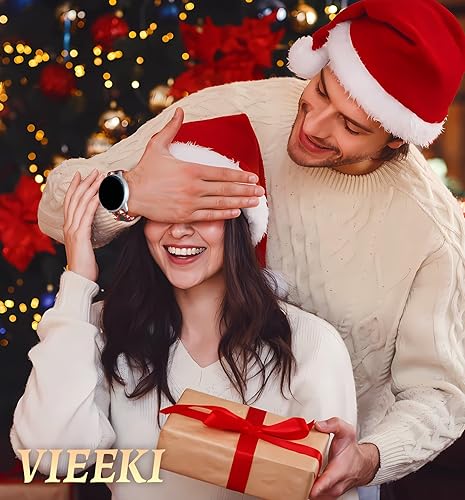 Vista 13 de Correas de reloj navideñas compatibles con Samsung Galaxy Watch de 1.575 pulgadas, 1.732 pulgadas, 0.787 pulgadas, correa de silicona de repuesto