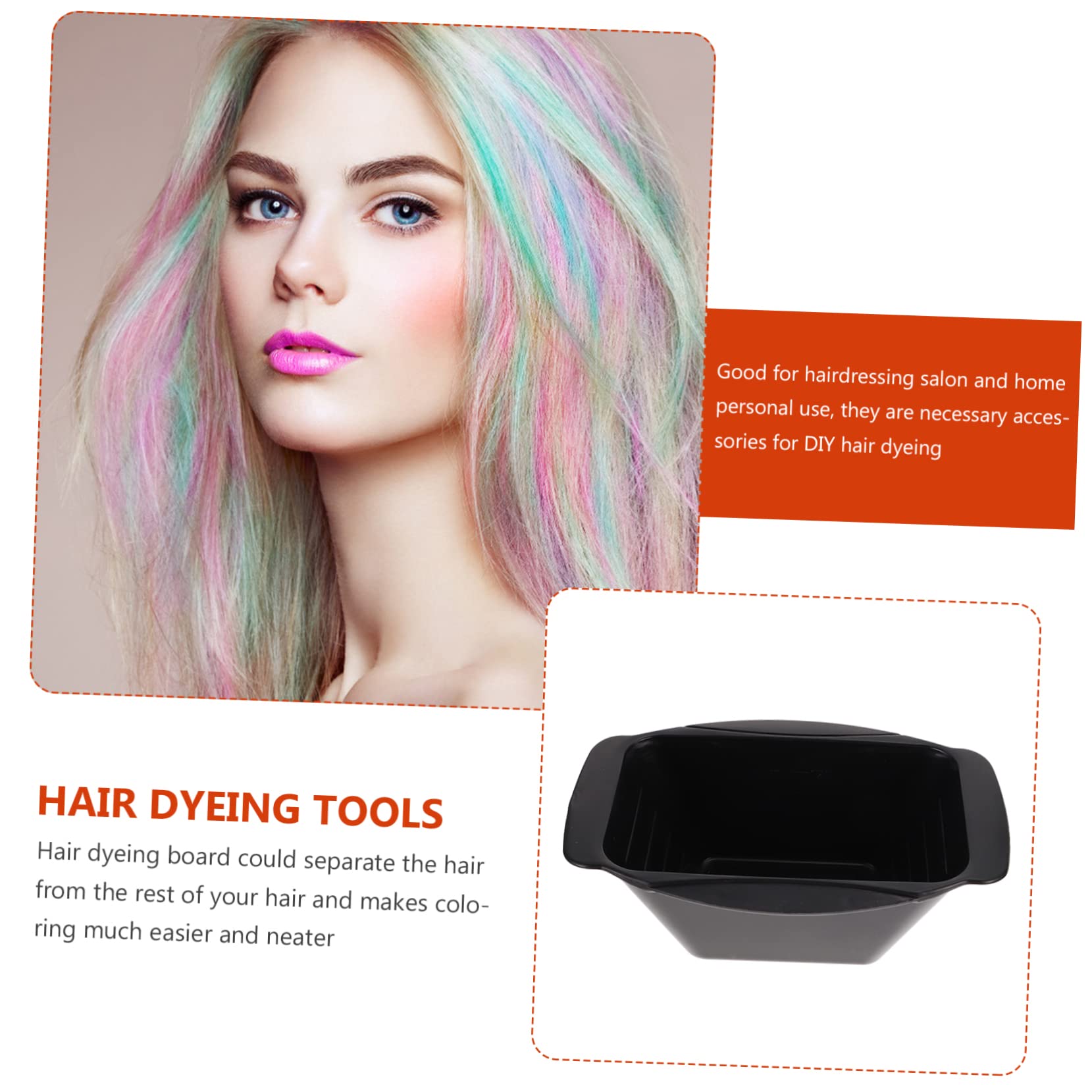 FOMIYES 4 Sets Haar-werkzeug-set Abs-material Färbeschale Mischbrett Für Den Salongebrauch