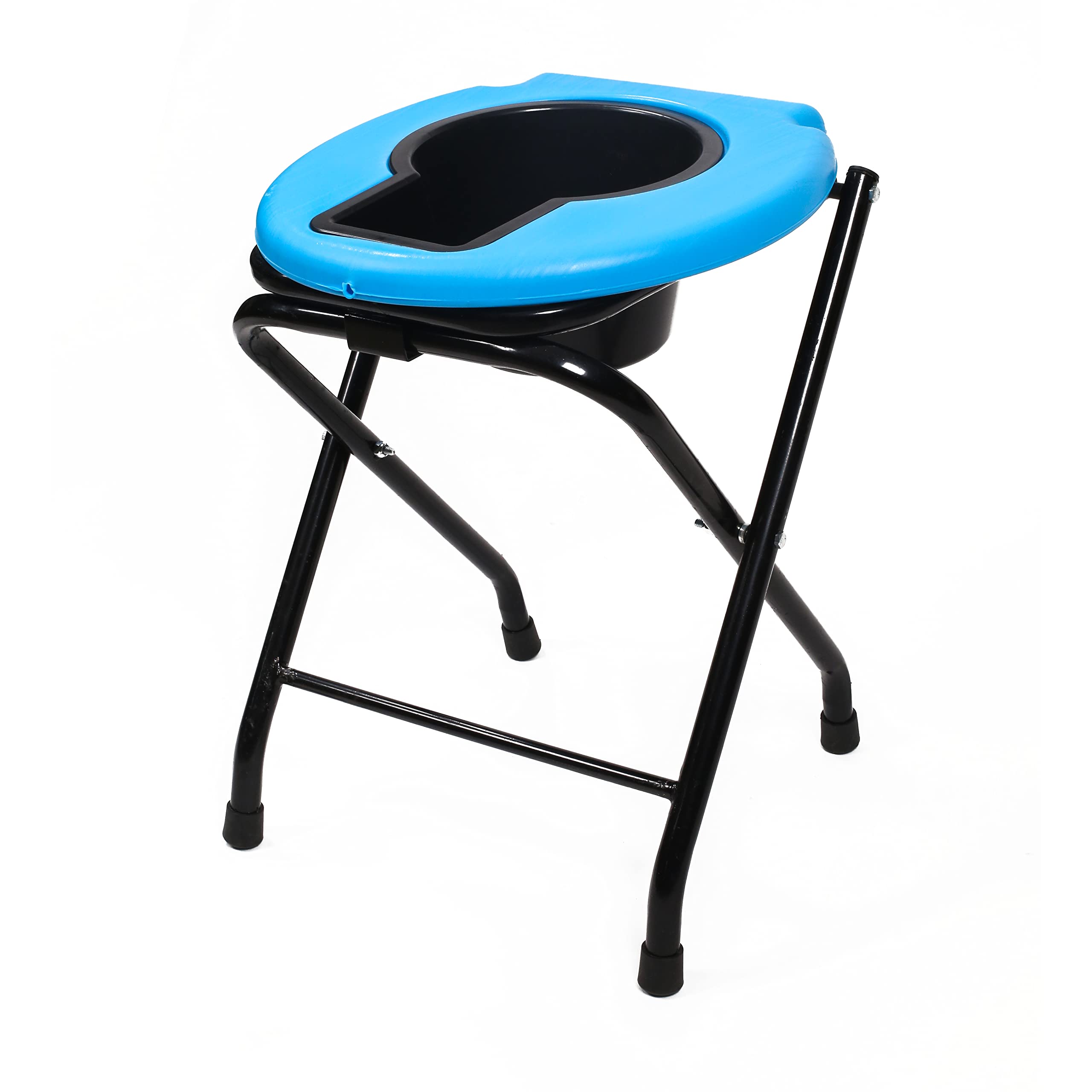 PHYSIQO SURGICAL™ COMMODE STOOL with Pot COLOUR WHITE (Design 5)
