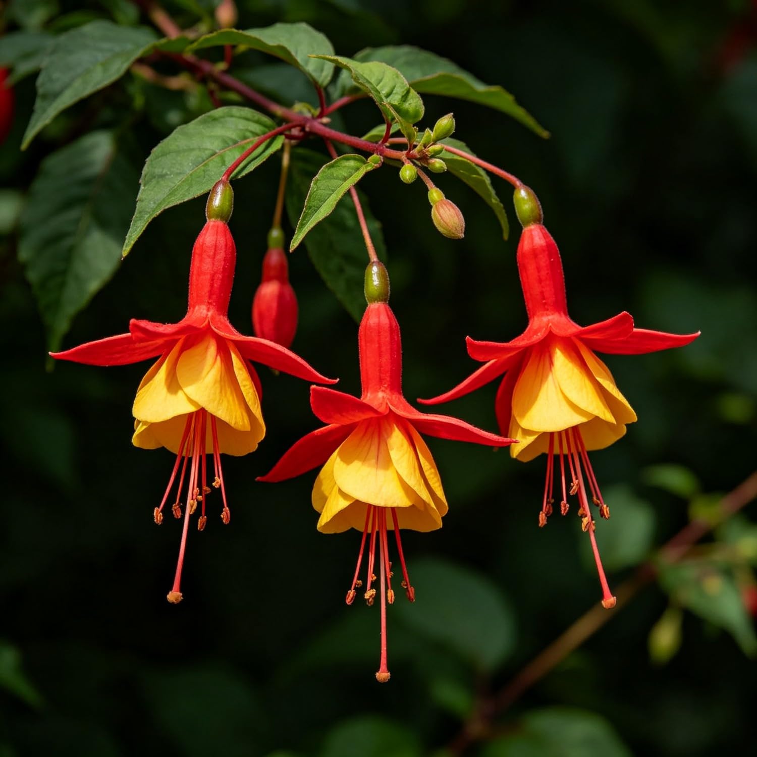 Fuchsia Seeds-Hardy Perennial， Excellent Display Indoor，Balcony，Garden