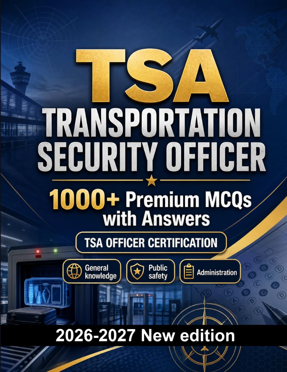 TSA Transportation Security Officer : 1000 MCQ with Answers: Exam prep: MCQ Safeguarding, Administration, Ethics, Report writing, Procedures and full-length practice to pass