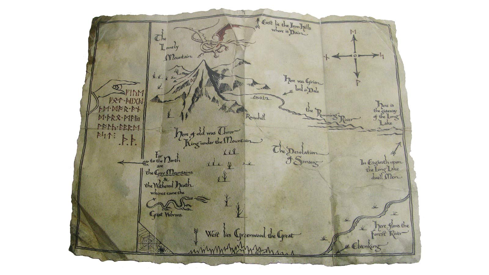 Carte de Thorin Le Hobbit impression d'art premium papier mat