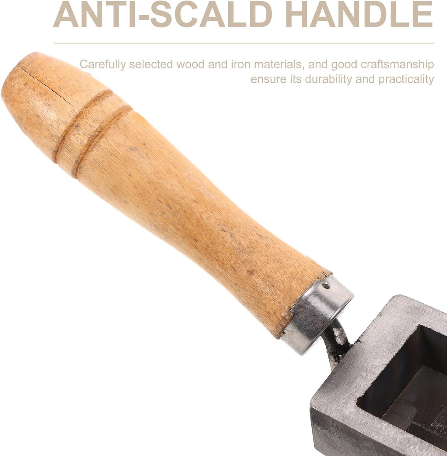 European Wood Handle Jewelry Making Tool for Metal Casting Ingot Mold
