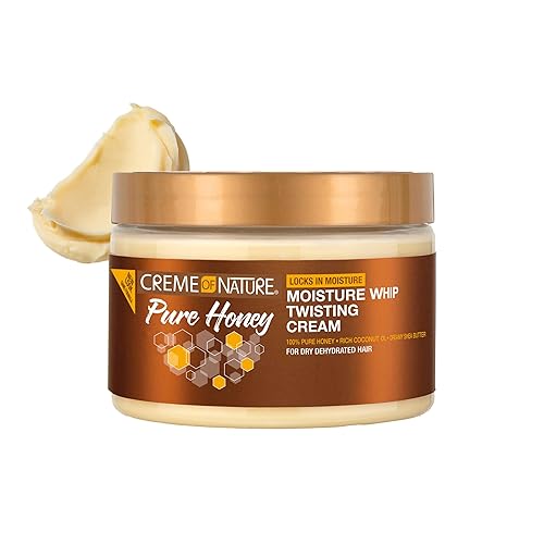 Miniatura 2 de Creme of Nature Crema rizada para cabello rizado para cabello seco y deshidratado con miel pura 115 onzas líquidas