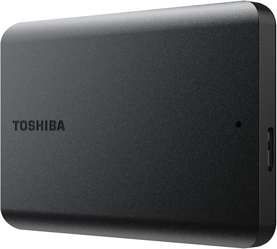 Toshiba 1TB Canvio Basic 2.5 Gen1 USB 3.2 External Hard Disk (HDTB510EK3AA)