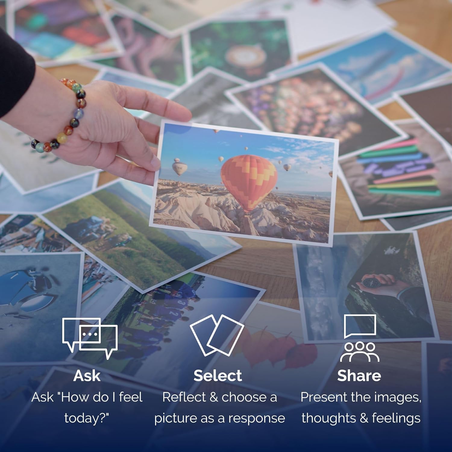 metaFox 'Feelings Palette' - 52 Cards for Self-expression, Coaching, and Therapy l Express and work with your emotions