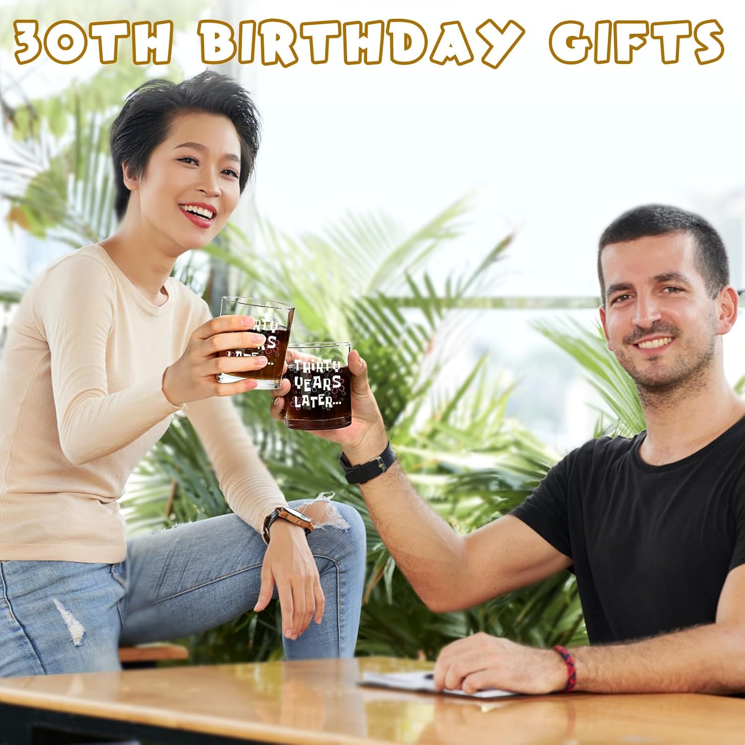 Futtumy 30th Birthday Gifts for Men,10 OZ Thirty Years Later Whiskey Glass, 30 Year Old Birthday Gifts for Men Him Dad Father Husband Brother Boyfriend Uncle, Gift for Christmas Father's Day - Image 5