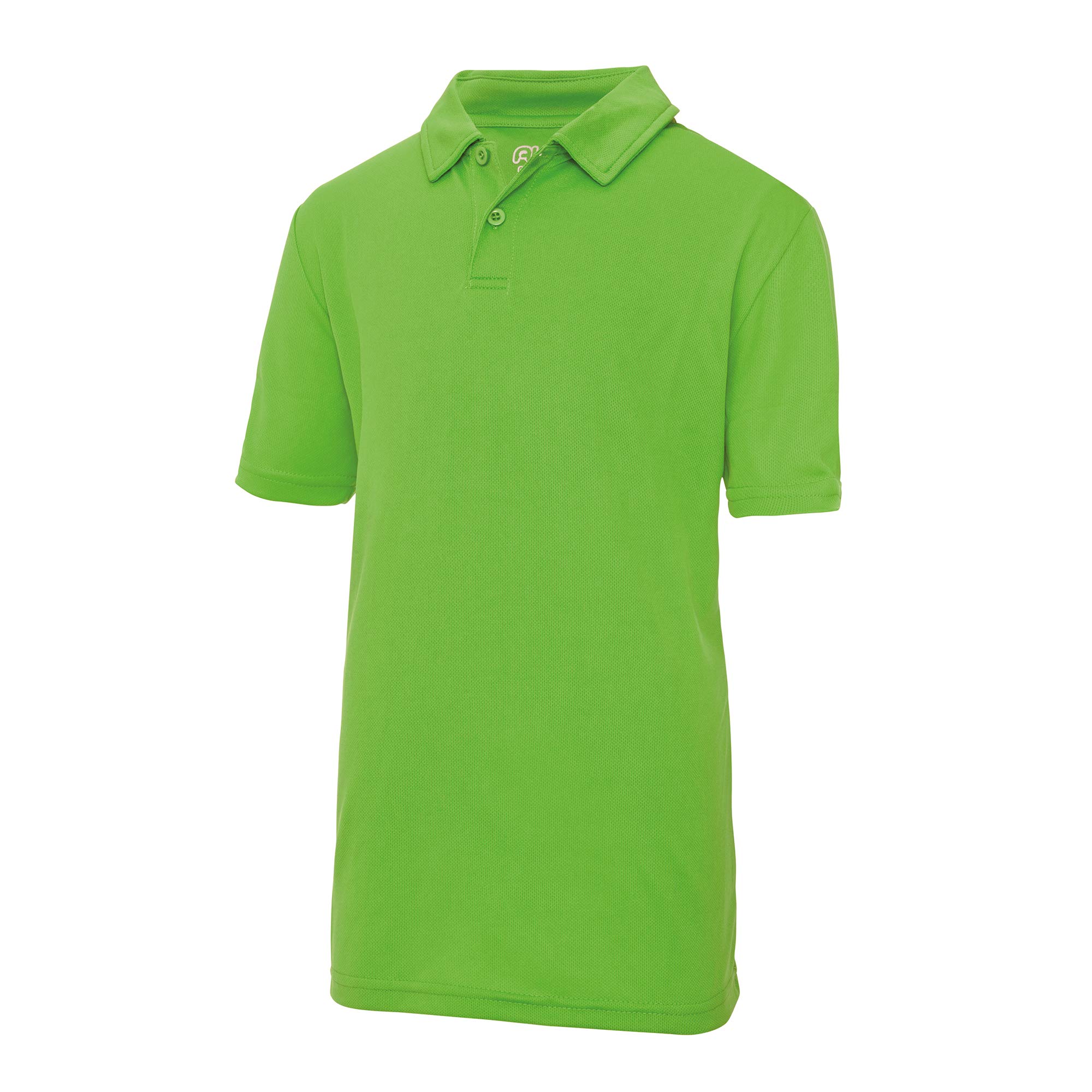 Just Cool Polo Liso de Manga Corta para niños/niñas