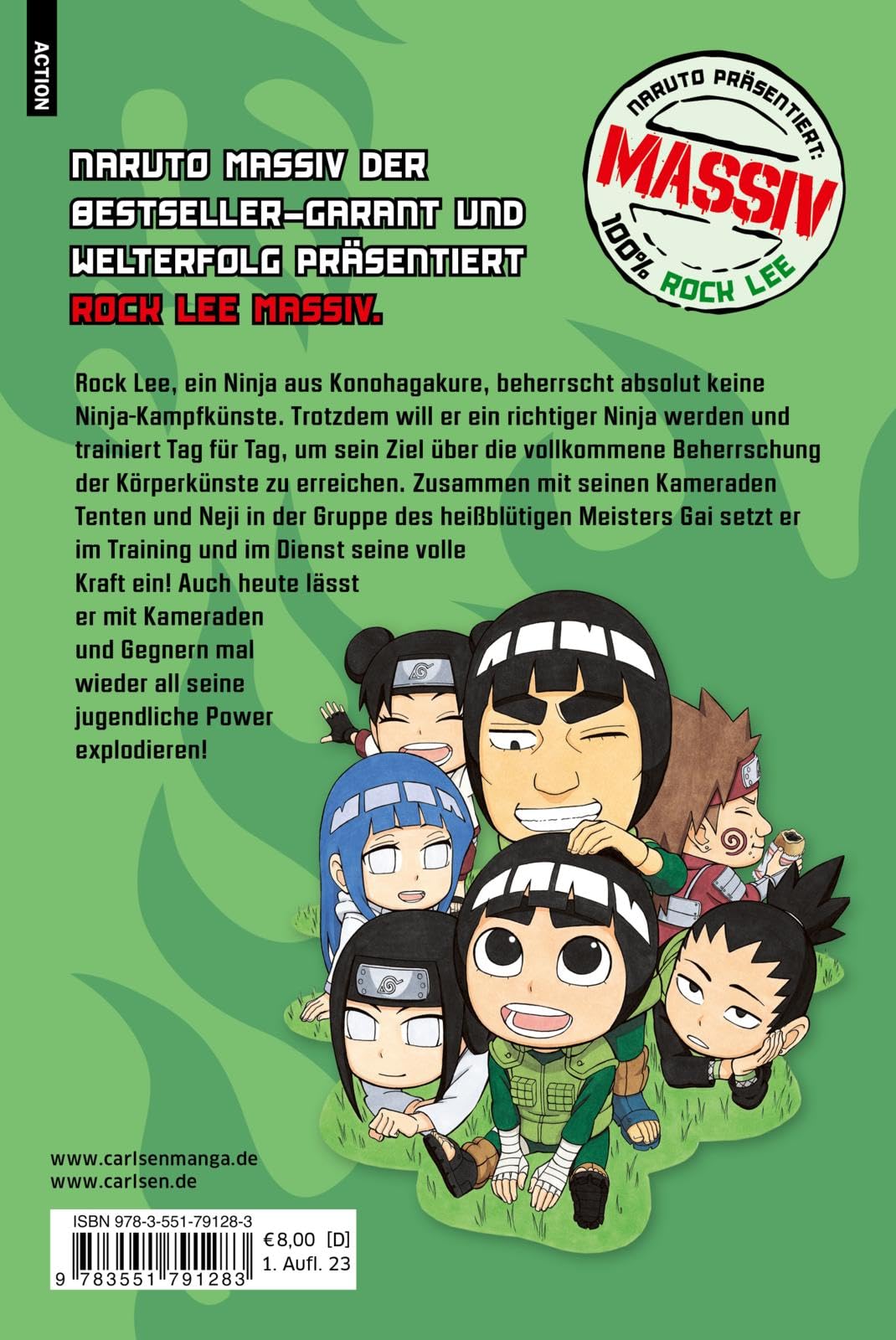 Rock Lee Massiv 1: Der NARUTO-Spin-off als Massiv-Ausgabe | NARUTO MASSIV der Bestseller-Garant und Welterfolg präsentiert ROCK LEE MASSIV.