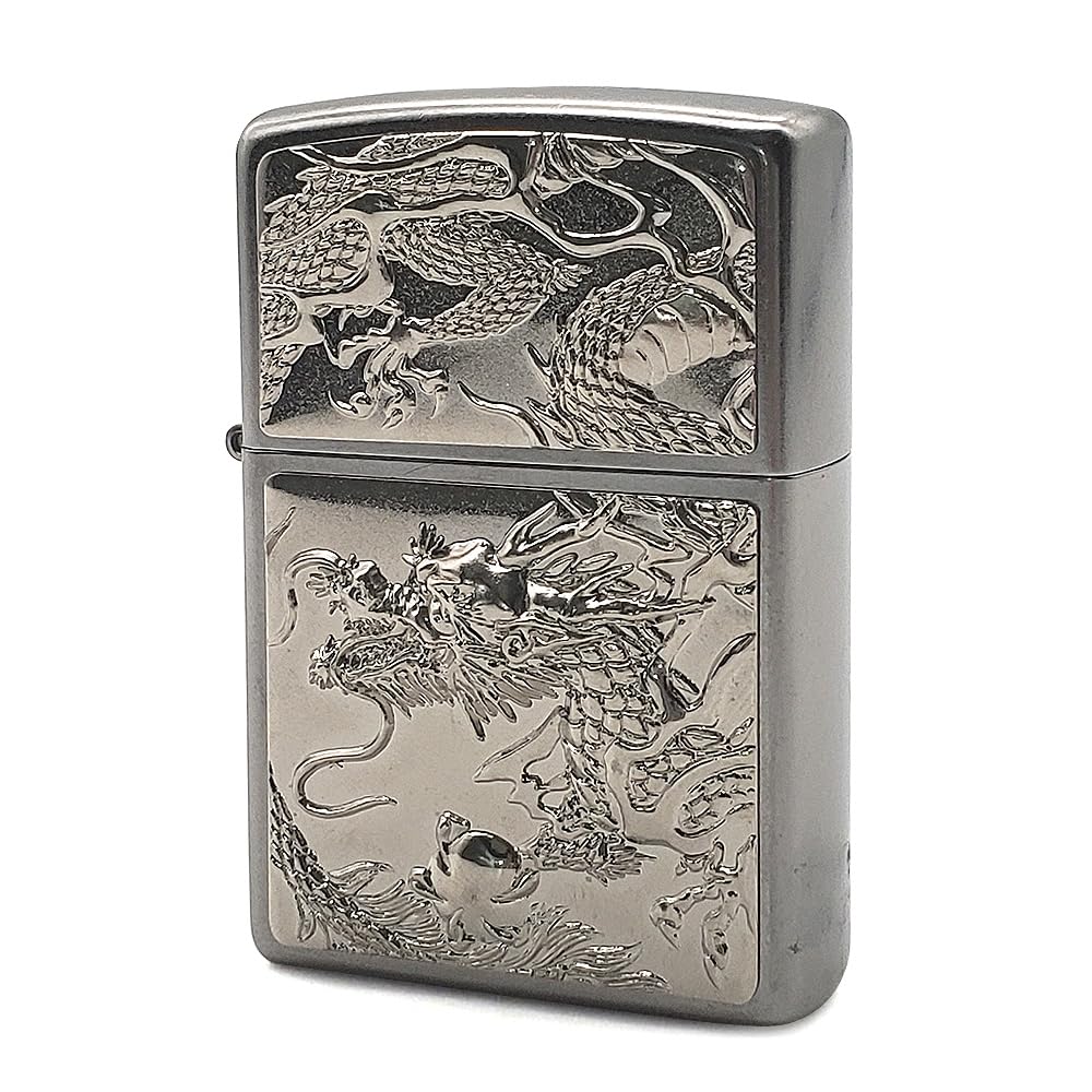 Amazon.co.jp: ジッポー ZIPPO 電鋳板 3Dドラゴン Z3D-DR NI 龍 竜 