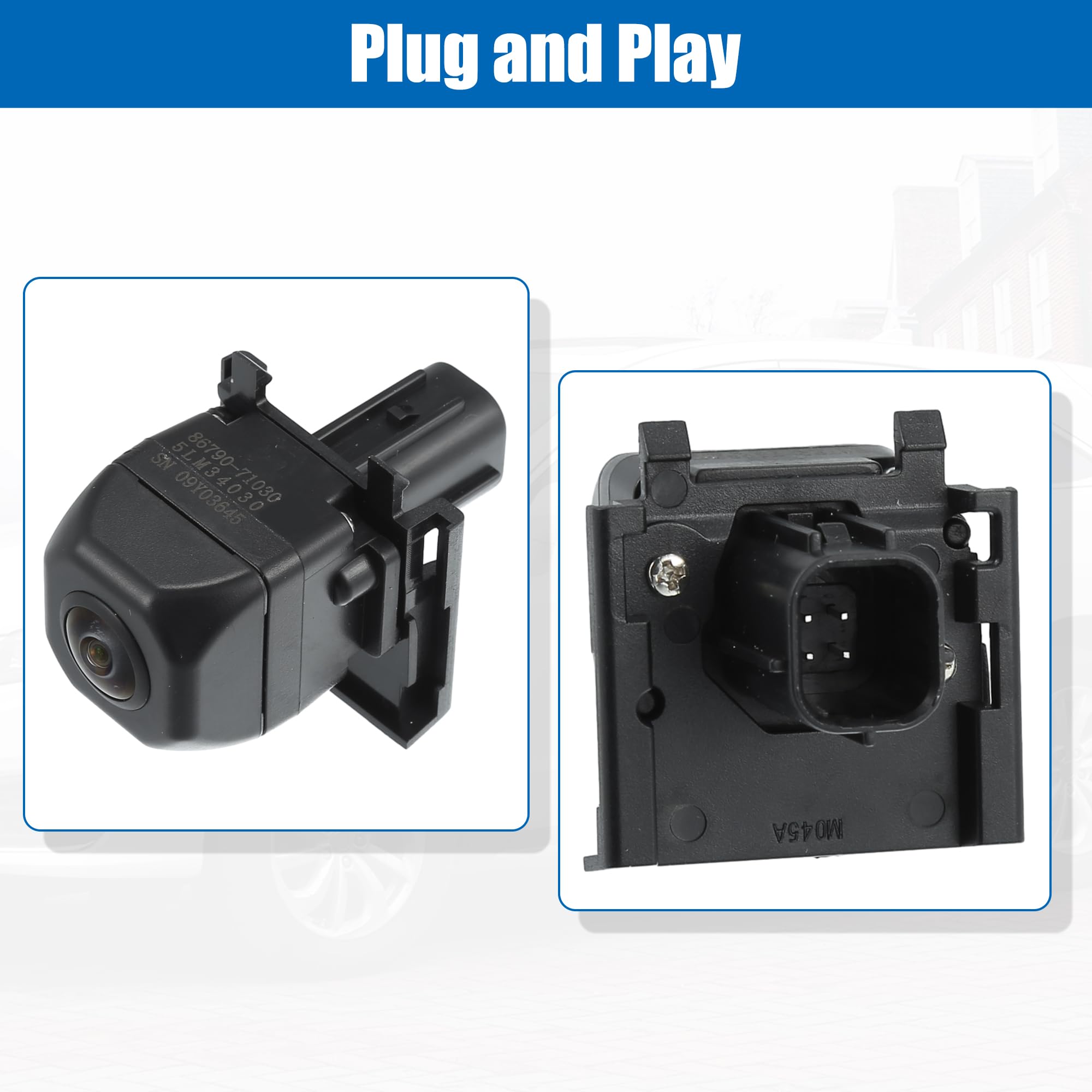 Telecamera Posteriore X AUTOHAUX Per Toyota Hilux 2011-2015 – Grandangolare, Retromarcia, Sostitutiva 8679071030 - 4