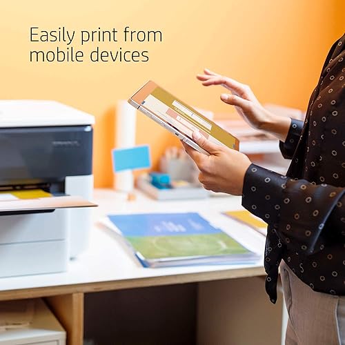 Miniatura 8 de HP OfficeJet Pro Series - Impresora todo en uno de inyección de tinta a color de gran formato, fax de copia de escaneo, impresión inalámbrica,