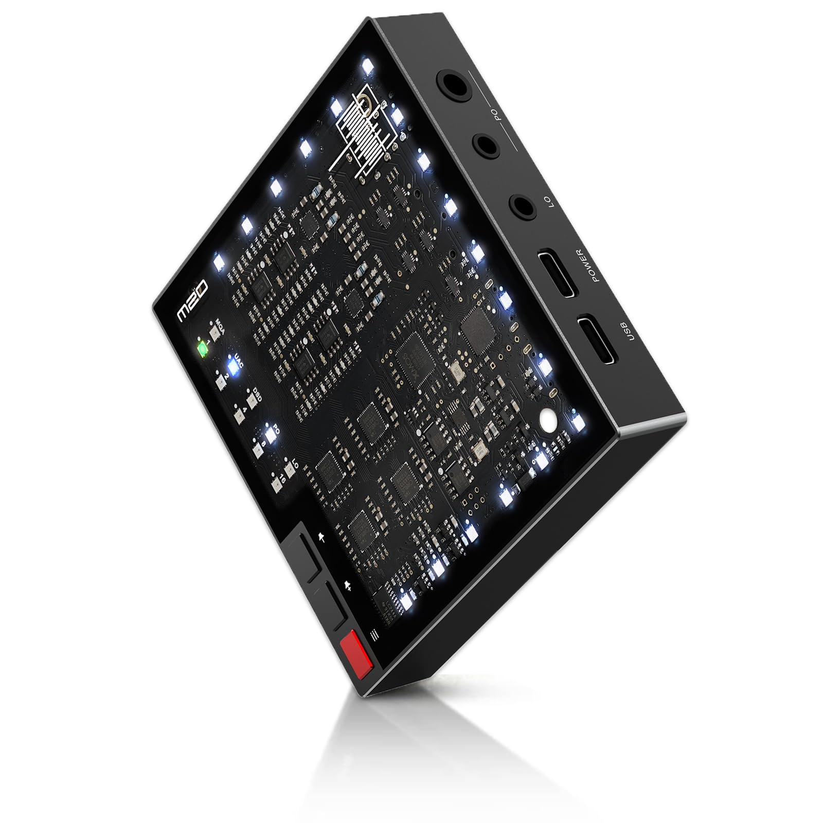 SMSL LIN.LIN.LIN M20 DAC MQA CD amplificatore per cuffie USB Gaming DAC | USB 2.0 USB1.1 4X CS43131Chip 3,5 mm/4,4 mm jack per cuffie per console di gioco/PC 5 filtri PCM XMOS XU-316 32bit/768kHz