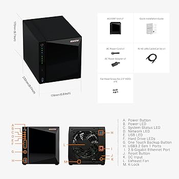 ASUSTOR ASUS子会社 NAS 4ベイ AS5304T メモ増12GB ASUSTOR ASUS子会社 NAS 4ベイ AS5304T メモ増12GB - メルカリ