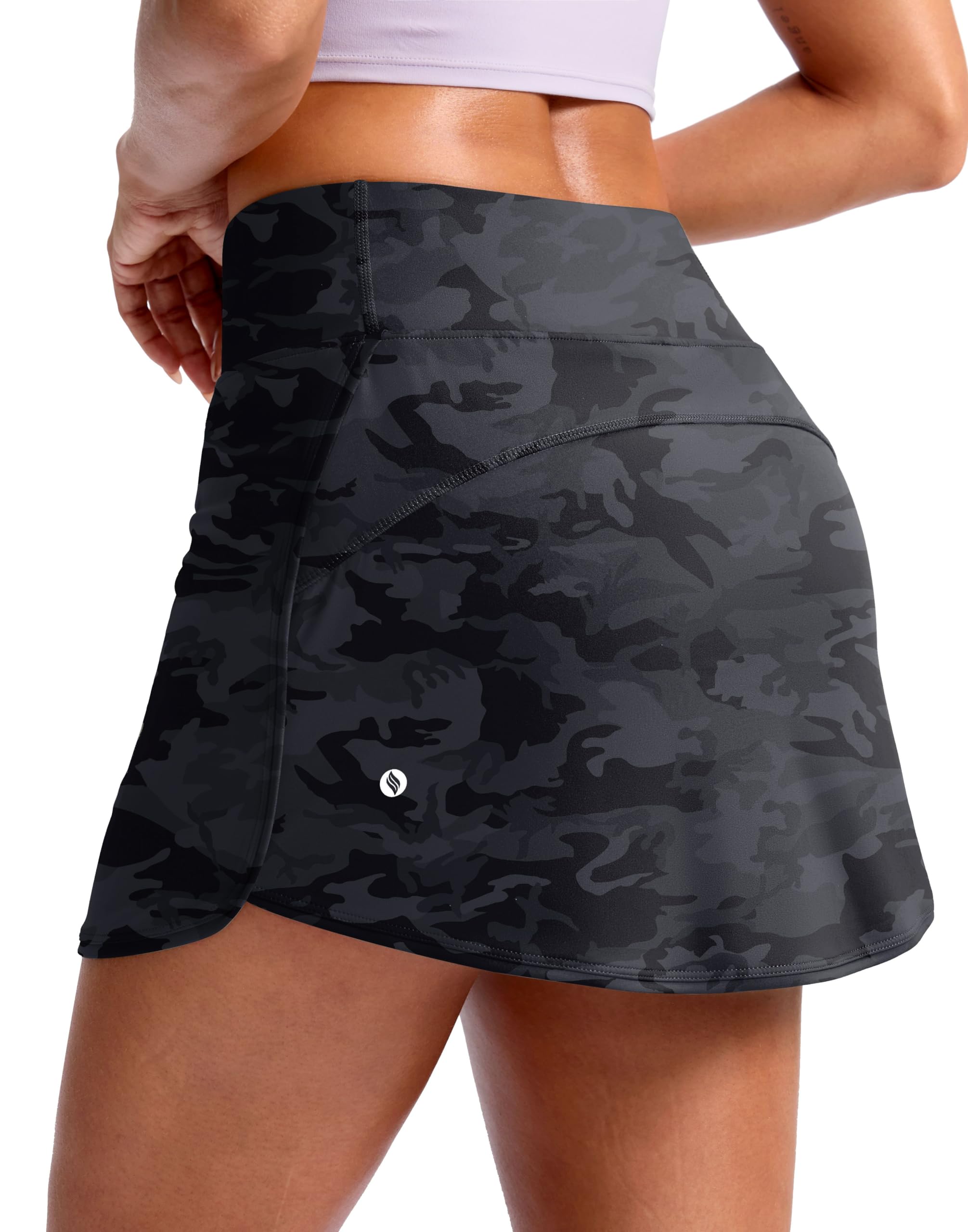 SANTINY Skorts for Women with Pockets High Waisted Golf Skirts