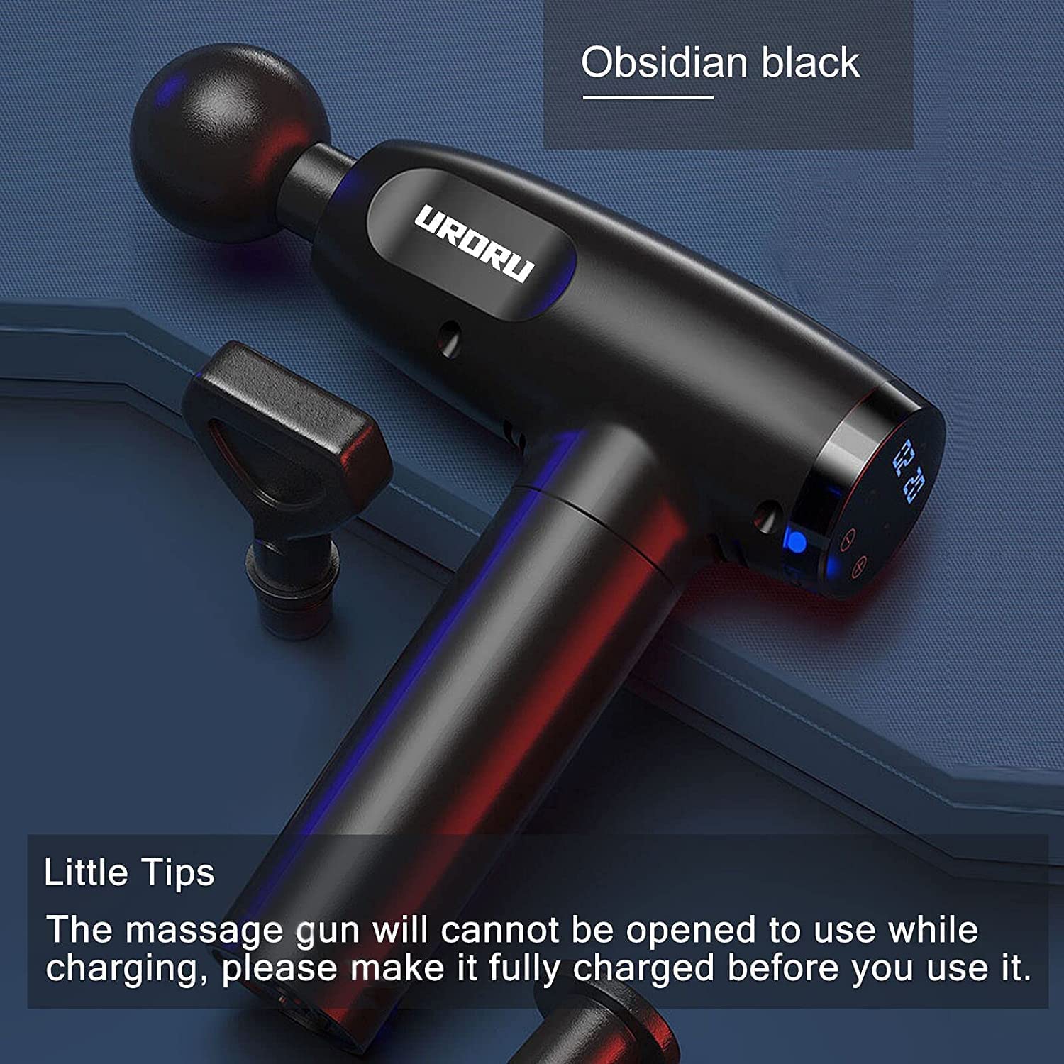 URORU Massage Gun Deep Tissue Massager Back Massager for Athletes Portable Body Muscle Massager Professional Lightweight andheld Deep Tissue Massager?Çª