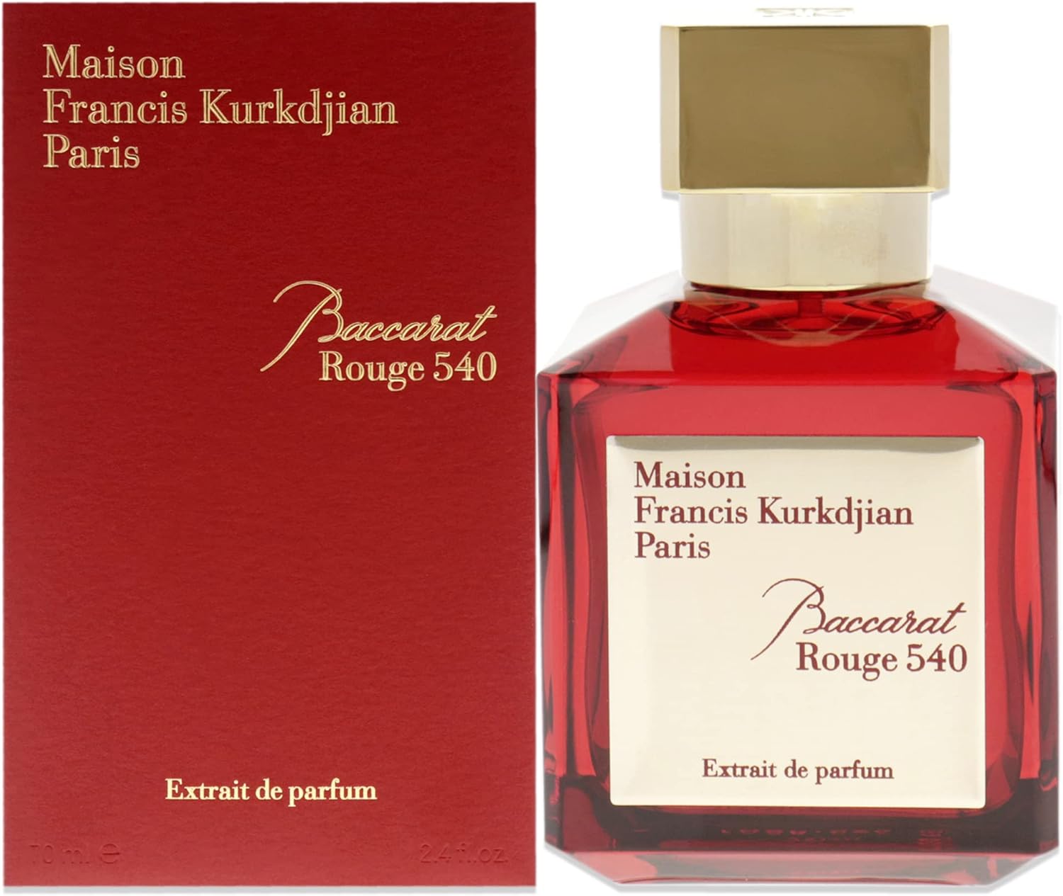 Baccarat Rouge 540 por Maison Francis Kurkdjian Extrait de Parfum (unisex) 2,4 onças por Mulheres