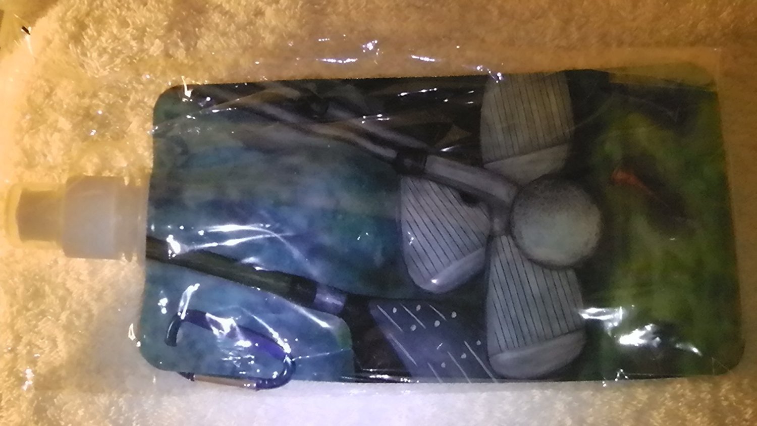 Reusable Water Bottle with Attachable Clip