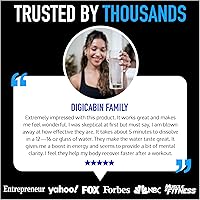 Vista 4 de DRINK HRW Tabletas de agua de hidrógeno molecular de rejuvenecimiento: 12 ppm H2, patentado, fabricado en EE. UU., Suplemento de hidrógeno