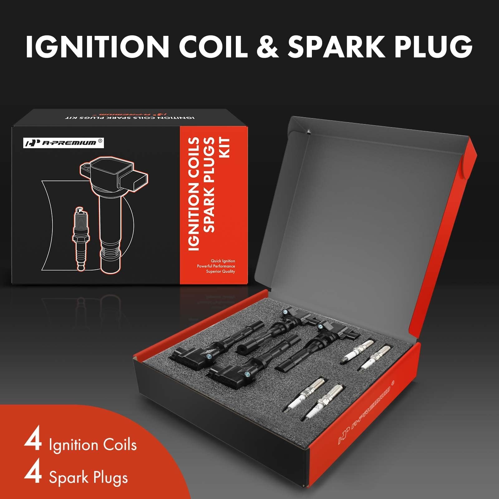 Amazon.com: A-Premium Ignition Coils and Spark Plugs Kits
