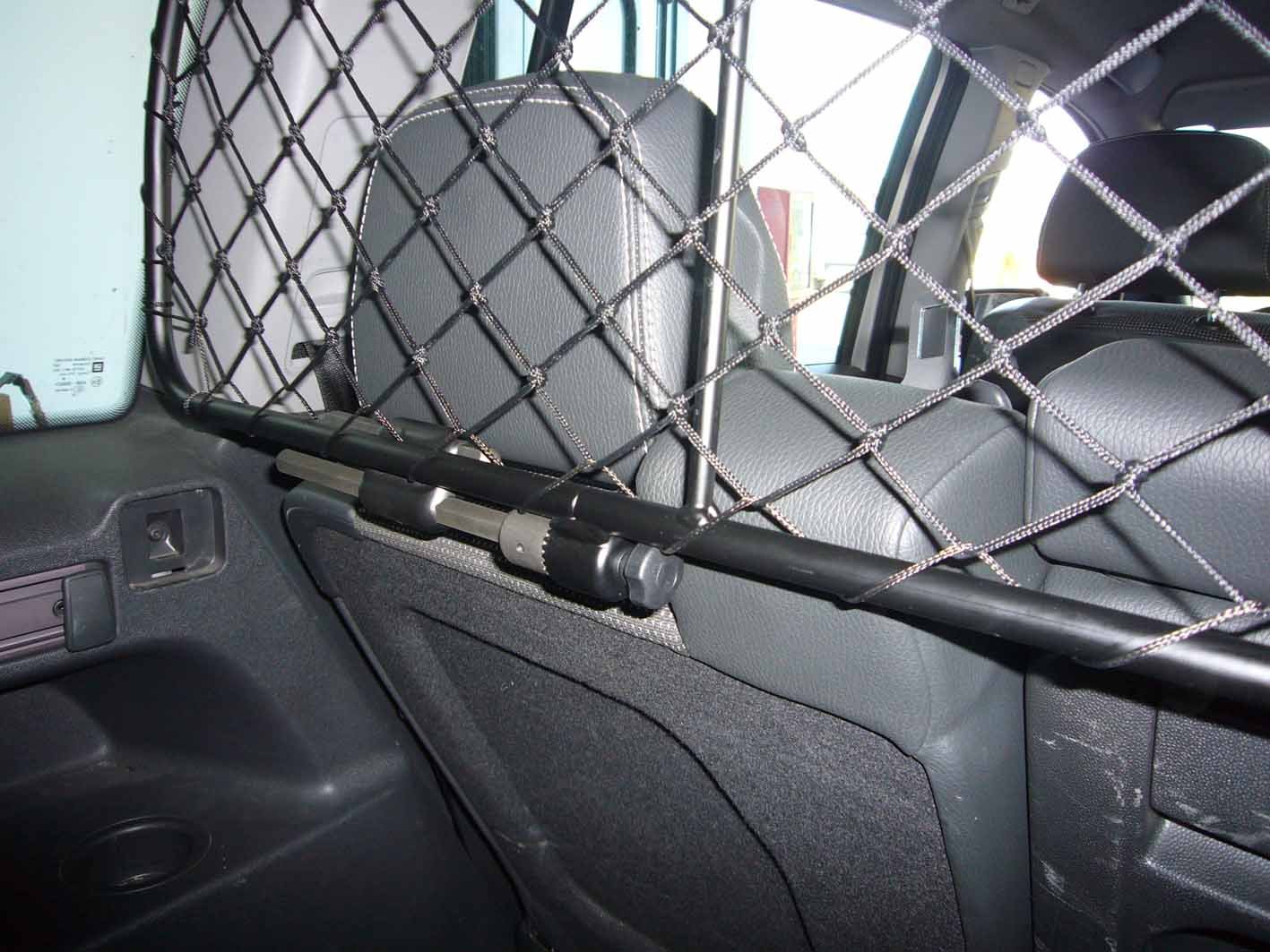 Divisorio Rete Per Fiat Doblò 2010+ ERGOTECH RDA100-XXL - Sicuro Per Cani E Bagagli - Foto 2