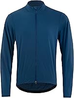 RISESBIKCYCLING Men's Ultra-Light Windproof Waterproof Cycling Jacket, 4 Pockets, Reflective Bike Windbreaker