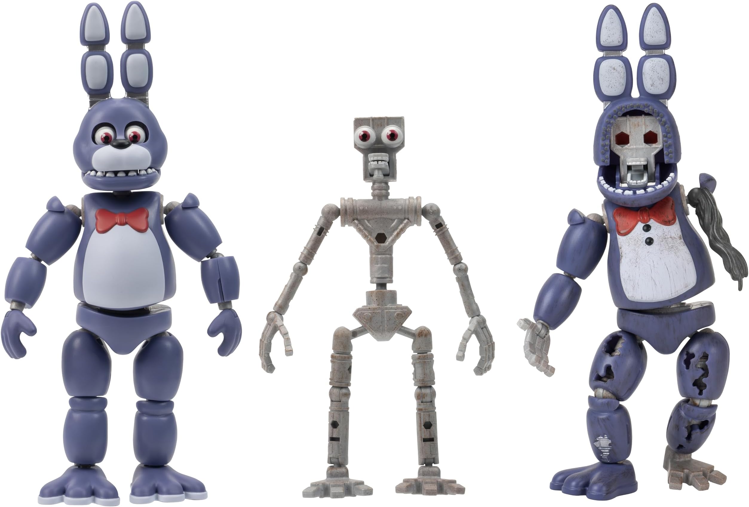 Five Nights at Freddy’s 6-Inch Endo-Series Collector Figure: Endo-1 with Classic Bonnie & Withered Bonnie Pieces - Articulated Figure with Classic and Withered Bonnie Parts