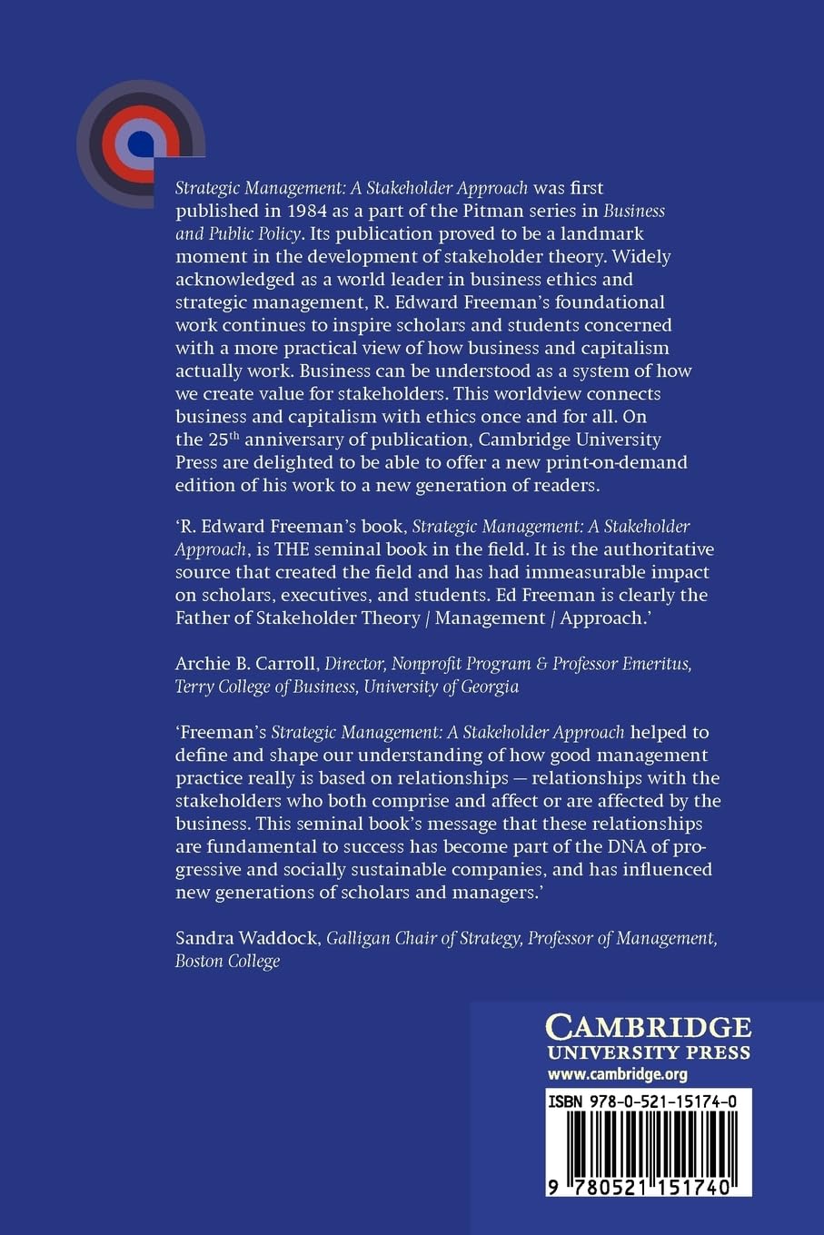 Strategic Management: A Stakeholder Approach