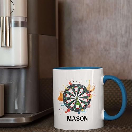 Miniatura 9 de Novedad taza de porcelana de bolos personalizada, taza de té de cerámica de bolos regalos para entrenadores, fanáticos, tazas de café de bolos