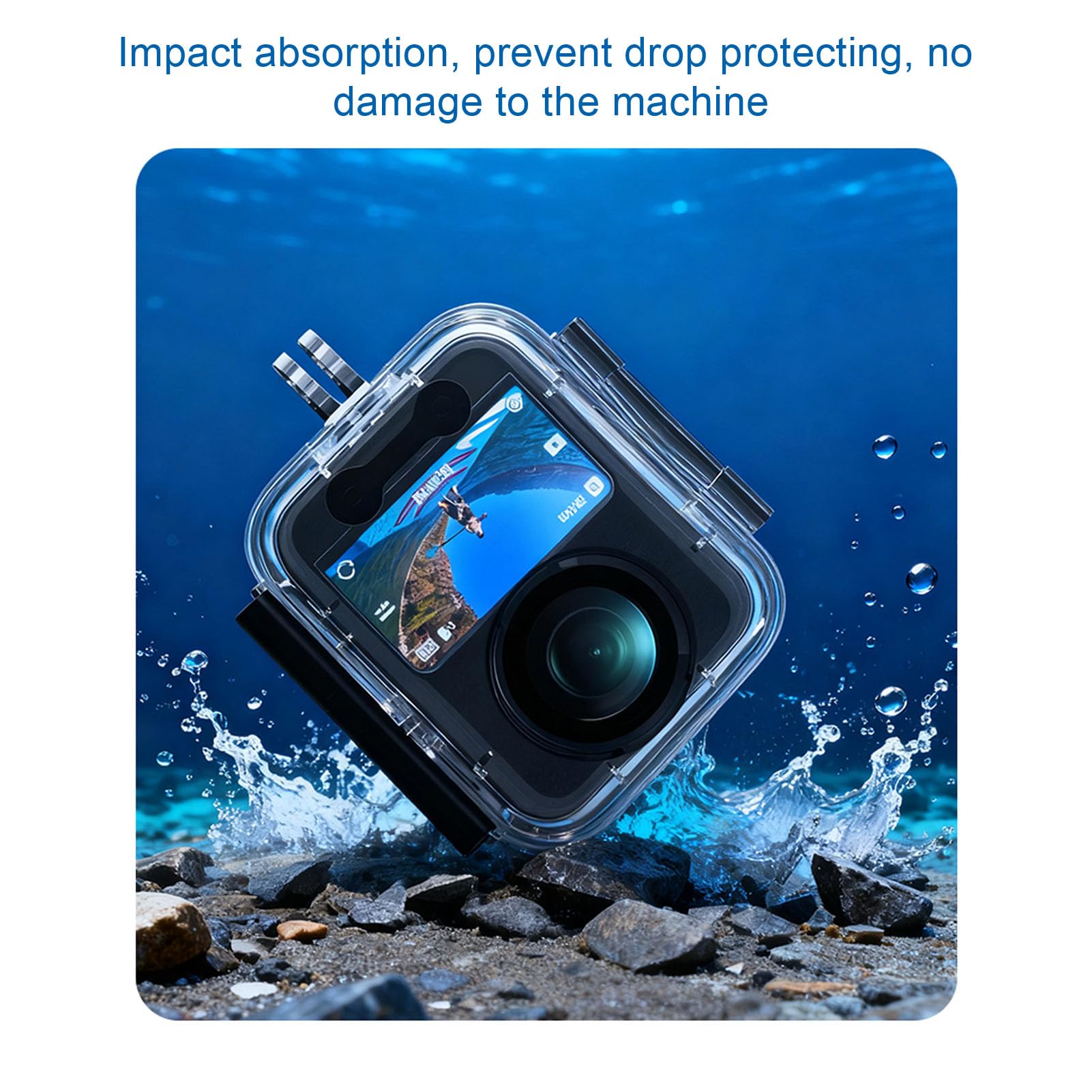 Action Camera Dive Cover adatta per 360 45M Protezione subacquea resistente all'acqua