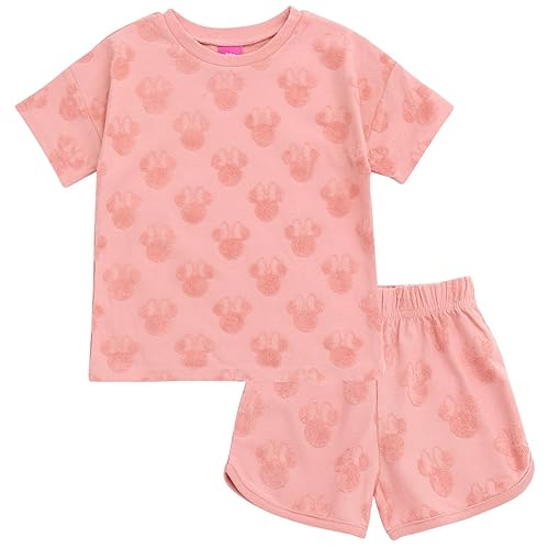 Disney Minnie Mouse French Terry Drop Shoulder T-Shirt & Dolphin