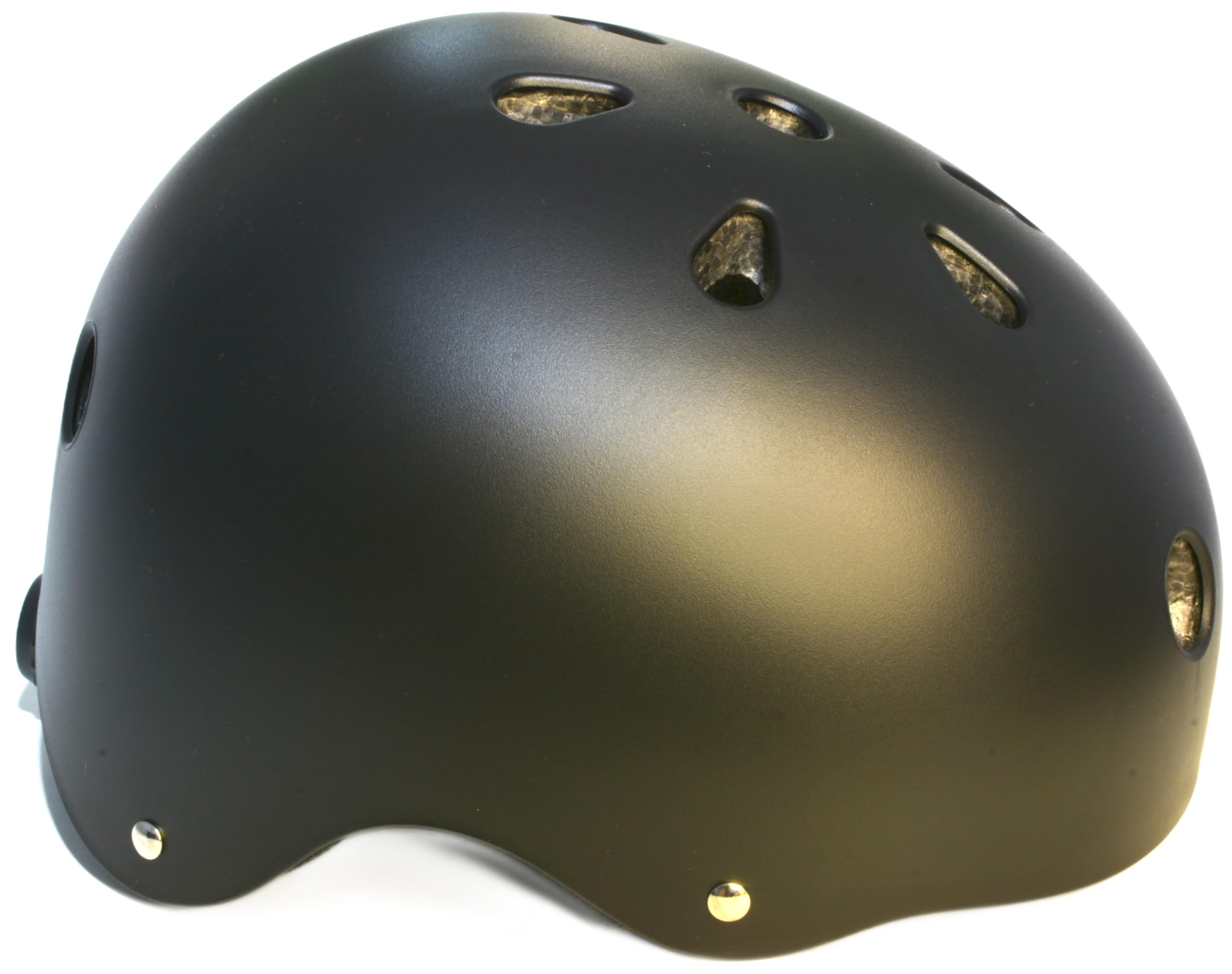 Casco para Patinete Eléctrico y Patinaje, Negro, Talla M, Ajustable, con Correas de Seguridad, Interior Acolchado
