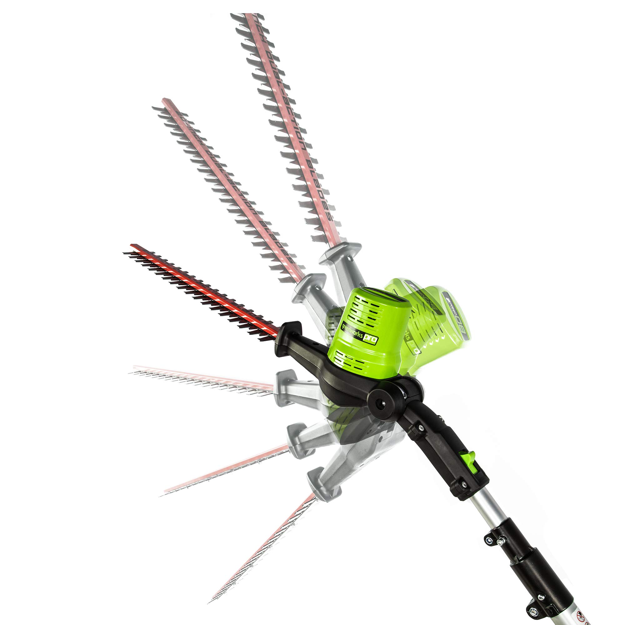 greenworks hedge trimmer 80v