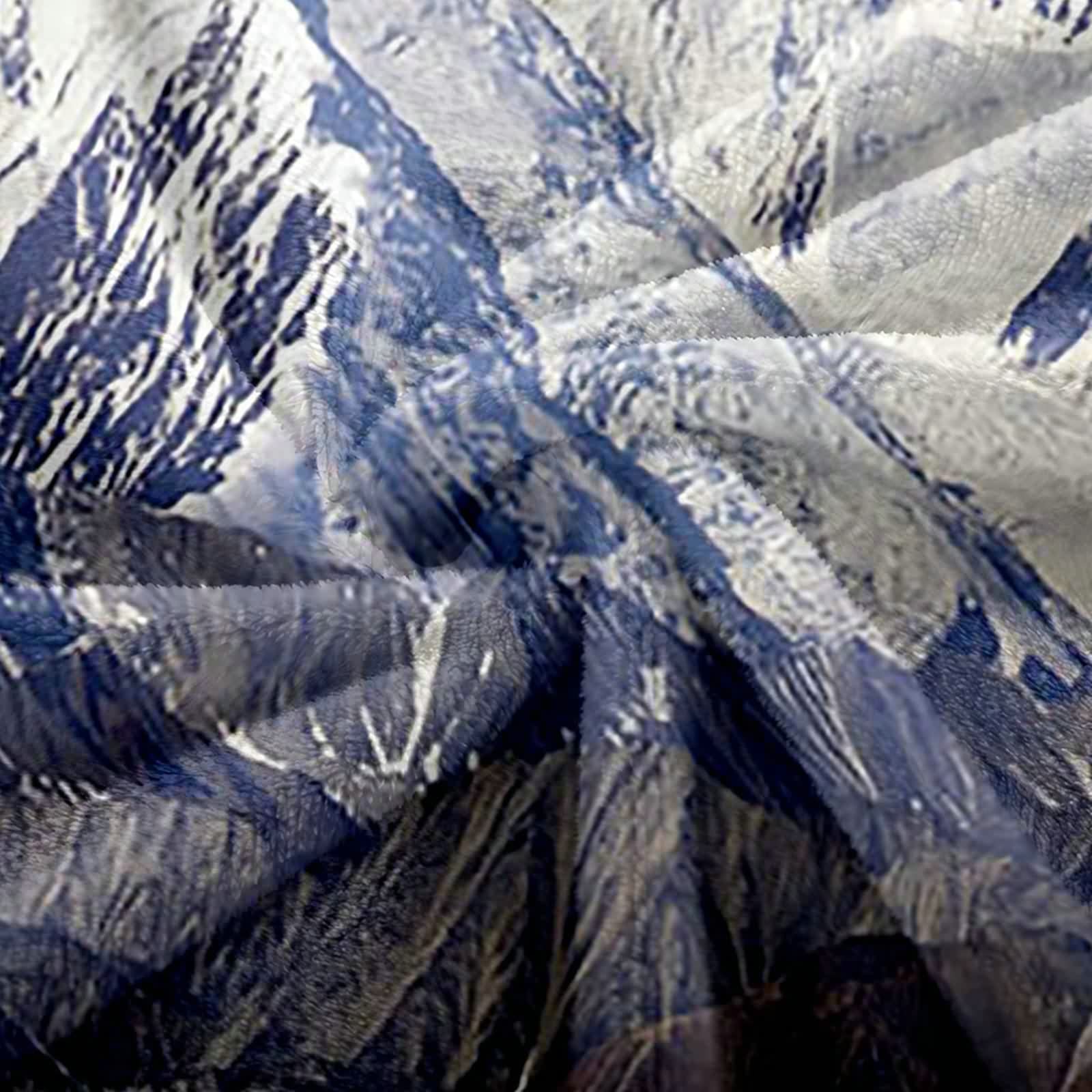Aeici Couverture Polaire, Couverture Enfant Couverture 150x200 cm Montagne Couverture de Canapé pour Salon Canapé Lit