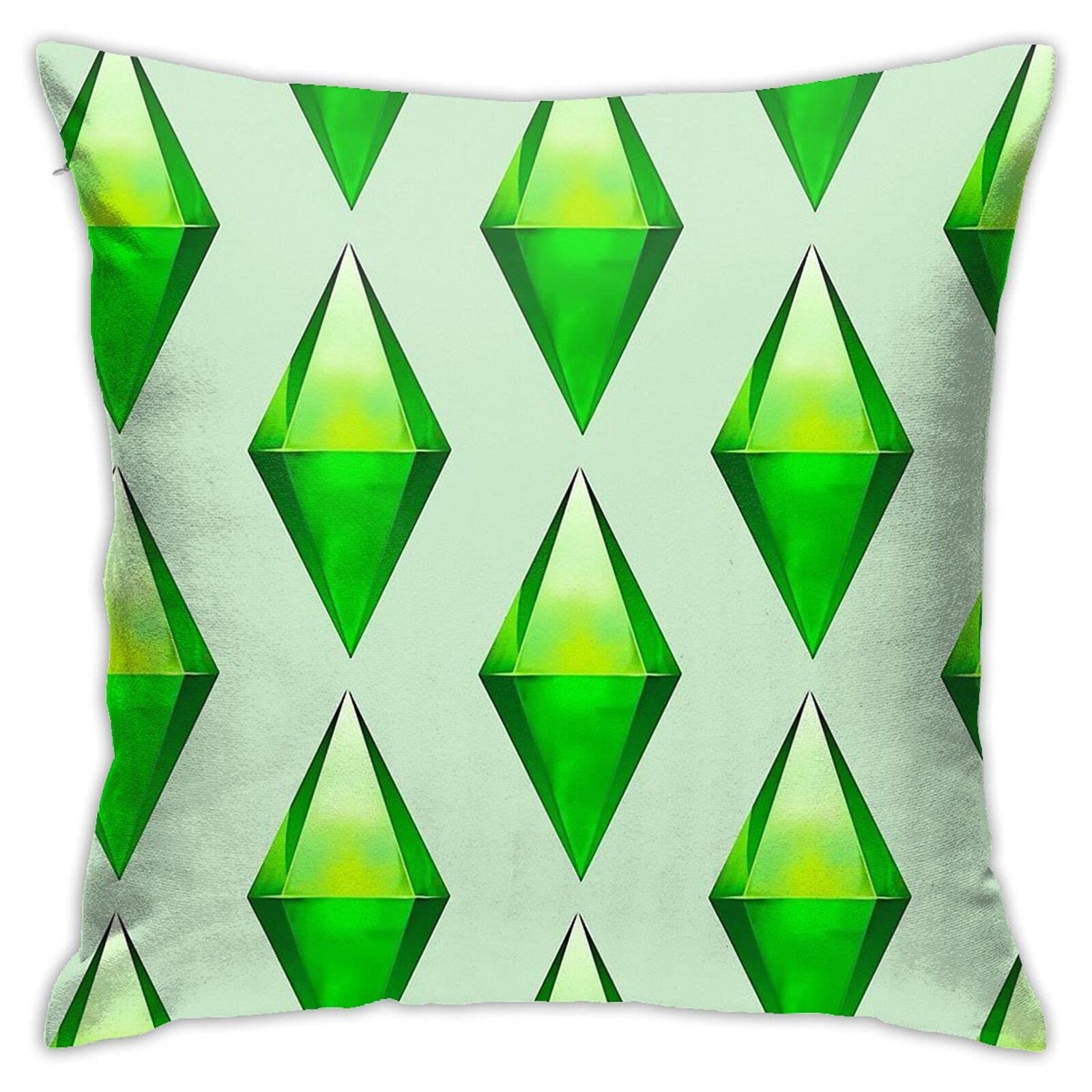 Mabel The Sims Plumbob Square(45cmx45cm) Pillow Home Bed Room Interior Decoration