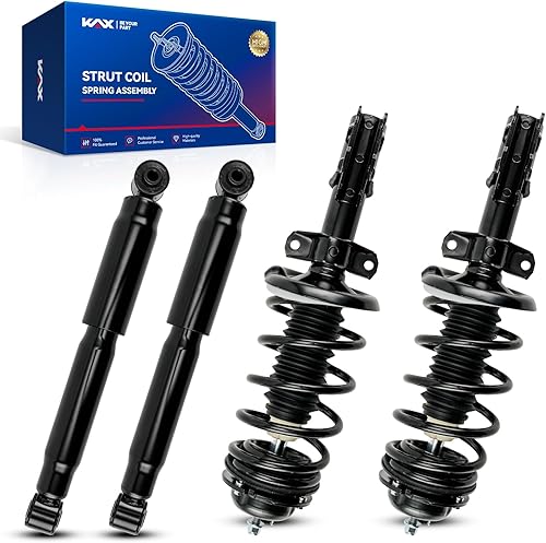 Vista 76 de KAX Puntales delanteros rápidos para 4Runner 2003-2023, Tacoma 2005-2015, FJ Cruiser 2007-2014 Conjunto completo de puntales con resorte helicoidal