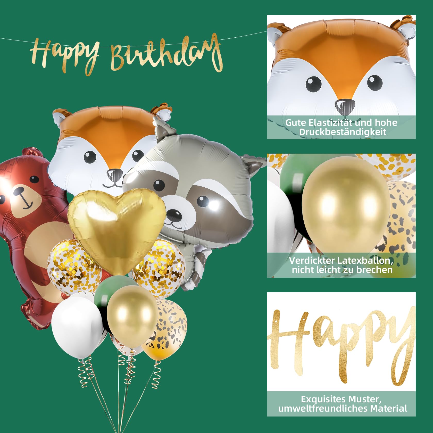 Geburtstag Deko Panda Geburtstag Deko Panda Geburts Produktbild-Vorschau 13