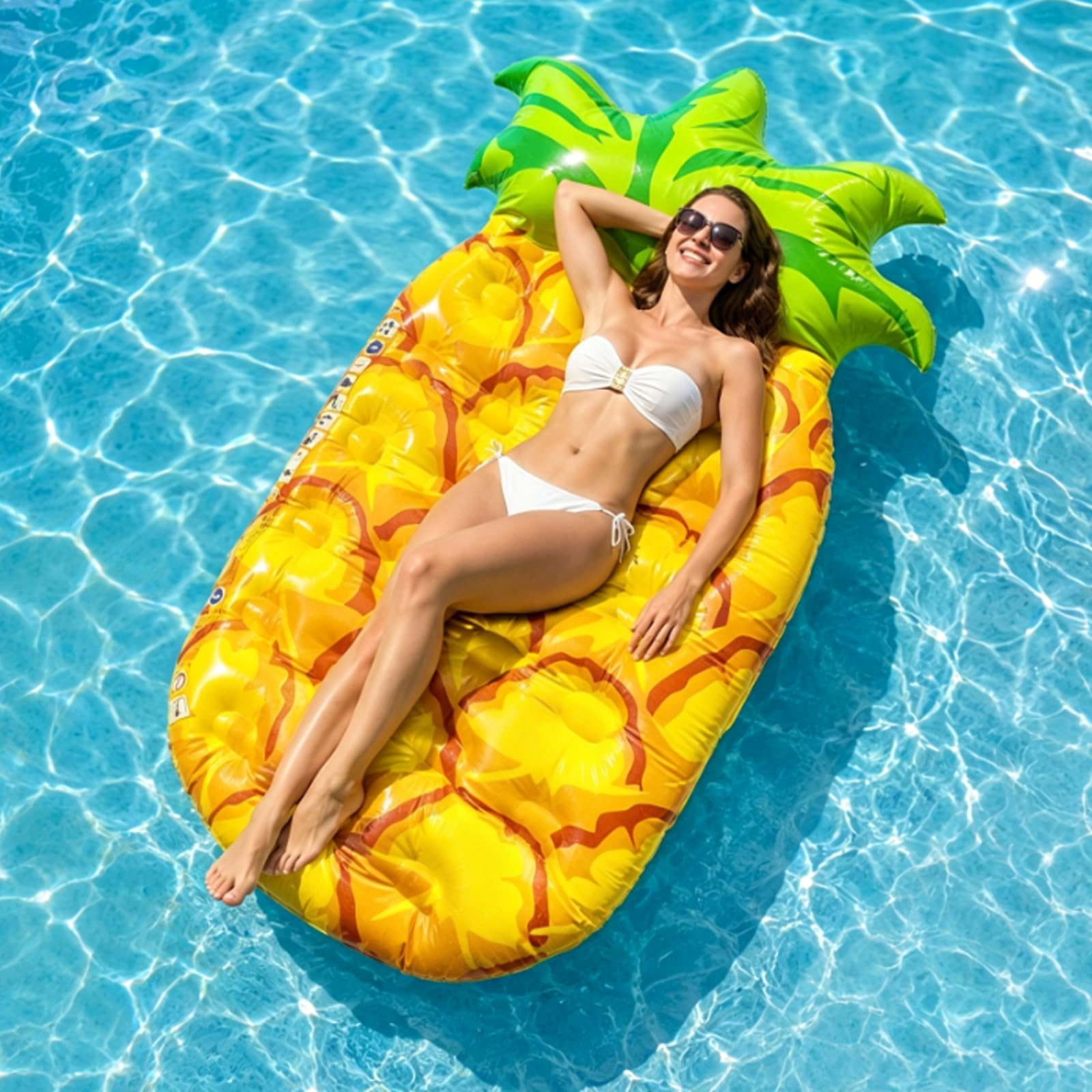 Colchoneta Piscina, Colchon Hinchable, 69 In, Colchoneta Playa, Colchón Hinchable Piscina, Colchonetas Piscina, Hinchables Piscina, Hinchables para Piscina, para Adultos y Niños