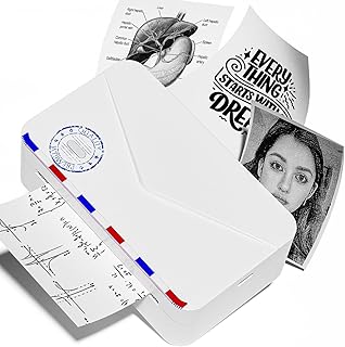 Phomemo M03AS 80mm Pocket Printer - Mini Printer Inkless Thermal Printer Portable Photo Printer 304dpi 15/53/80mm Print Width,Compatible with Android & IOS,for Images,Journal,Study Note,Stickers