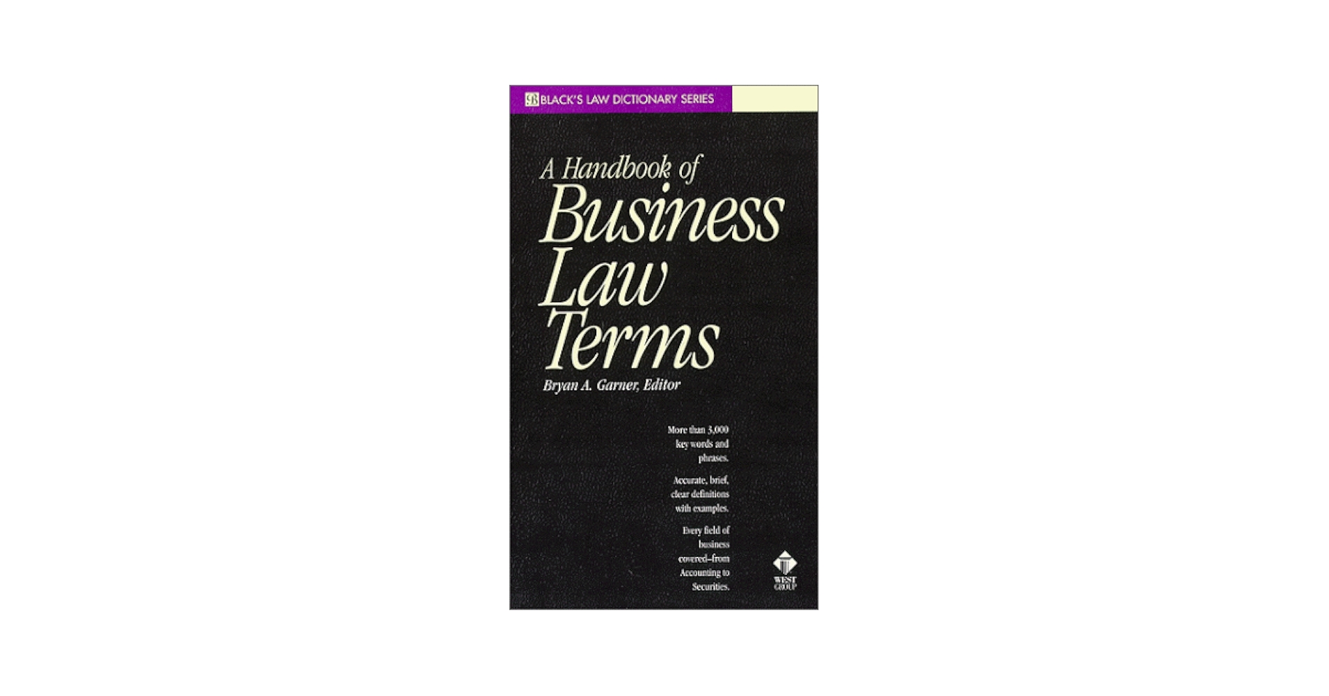 BLACK'S LAW DICTIONARY（ハードカバー） A Handbook of Business Law Terms (Black's Law Dictionary