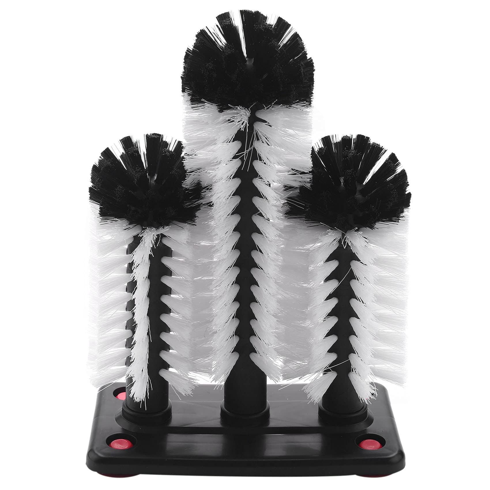 Spazzola Per Lavaggio Bicchieri Con Ventosa - Doppia Faccia Per Interno/Esterno - Per Lavello Da Bar O Cucina - Foto 5