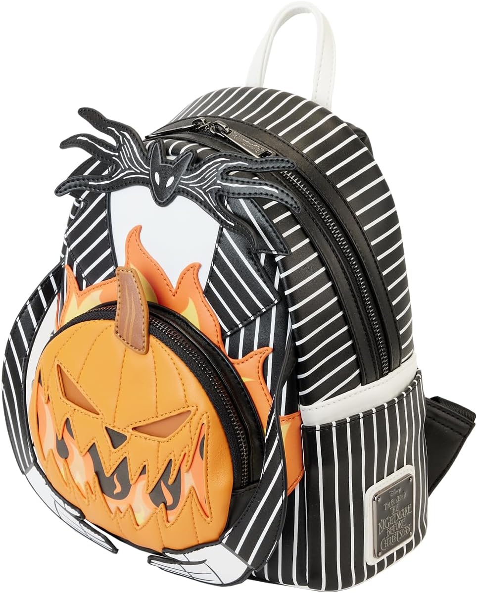 Loungefly Disney Nightmare Before Christmas Jack Pumpkin Head Mini Backpack