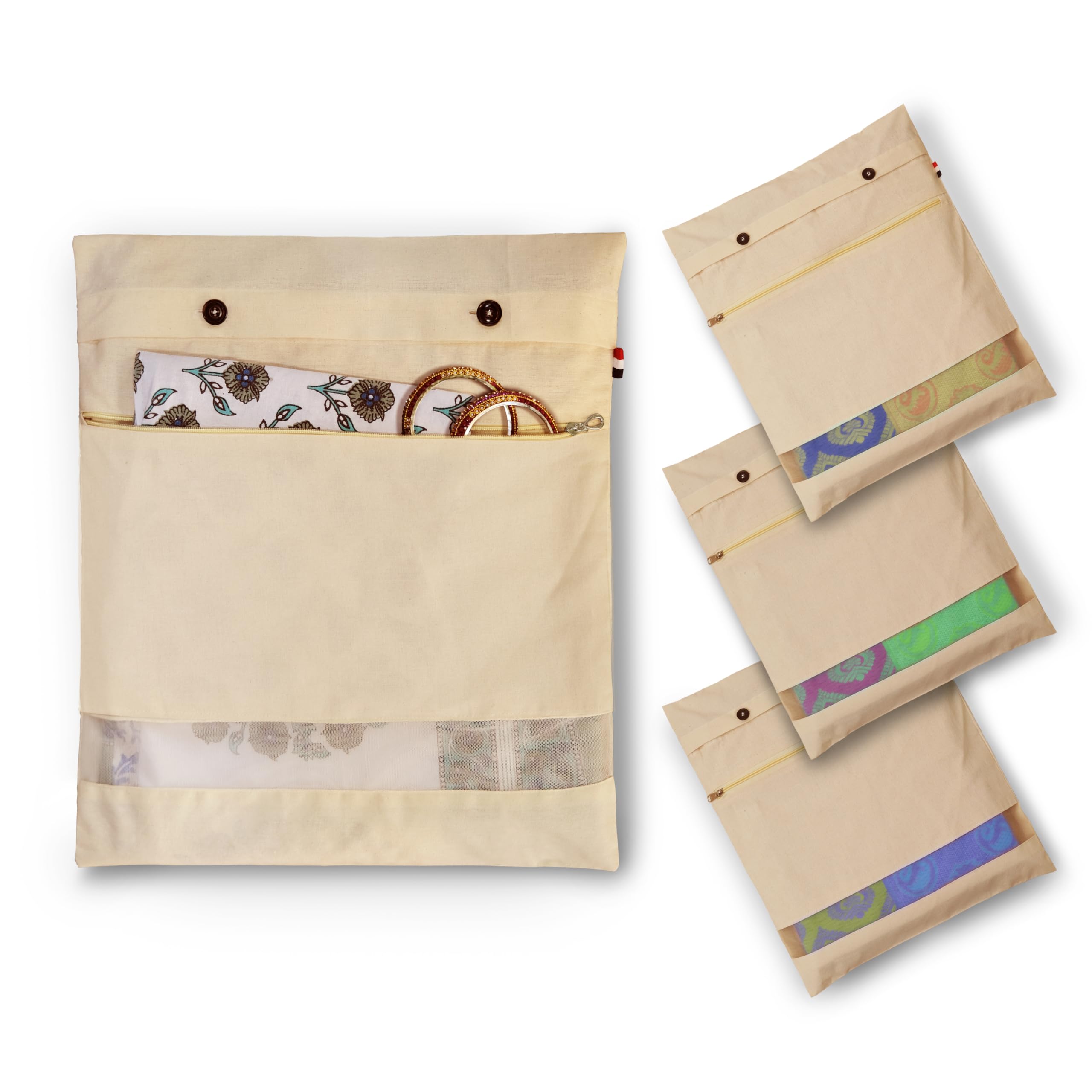 See full amazon price history chart for SOLSTICE Cotton Saree Bags/Covers With Zip For Storage - Double Pocket Twist, Big Size (18 X 15 Inches) And Transparent Mesh Window Set Of 8, Beige SOLSTICE Cotton Saree Bags/Covers With Zip For Storage - Double Pocket Twist, Big Size (18 X 15 Inches) And Transparent Mesh Window Set Of 8, Beige (B0CWGCHHSJ) Amazon Price History, Amazon Price Tracker