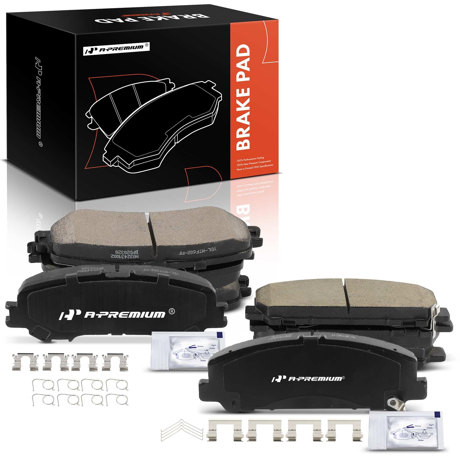 A-Premium Ceramic Brake Pads (Front & Rear)